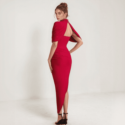 Isolde – Robe Midi Drapée
